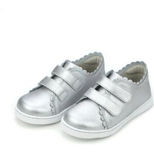 L’Amour Silver Toddler Tennis Shoes